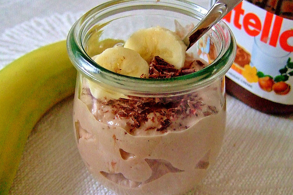 Bananen - Nutella - Quark