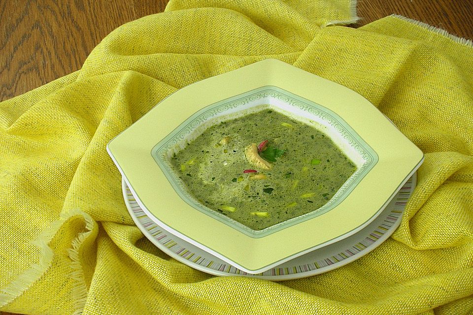 Brennnessel - Giersch - Löwenzahn Suppe