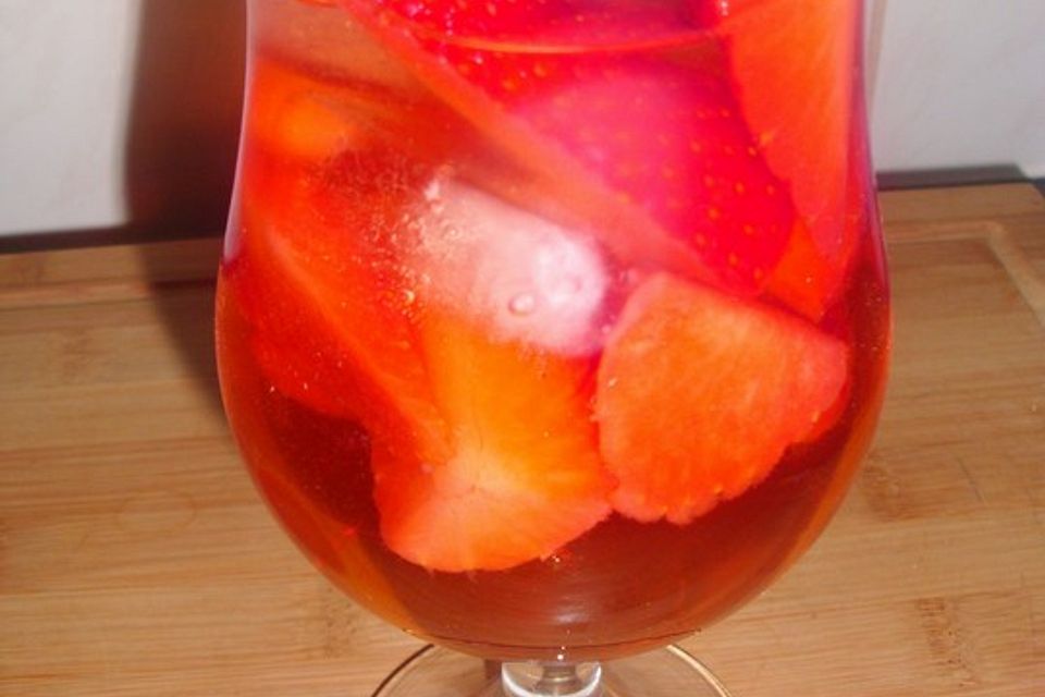 Erdbeer Campari Bowle