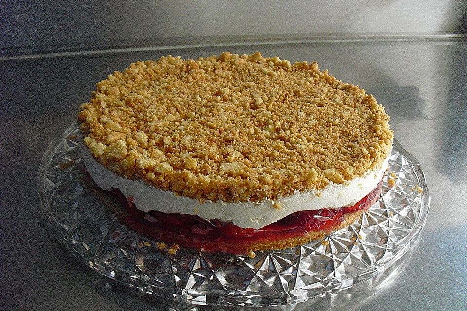 Erdbeer - Krokant - Torte