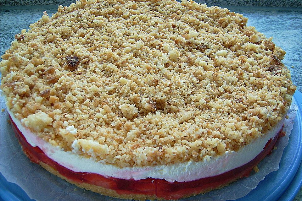 Erdbeer - Krokant - Torte