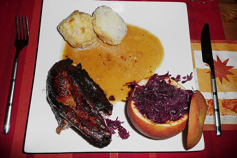 Ente mit Orangensauce