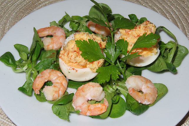 Eier gefüllt mit Garnelen von inge.hinze| Chefkoch