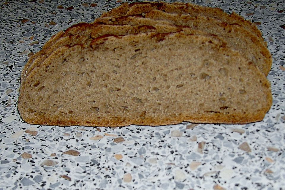 Roggenmischbrot aus Sauerteig