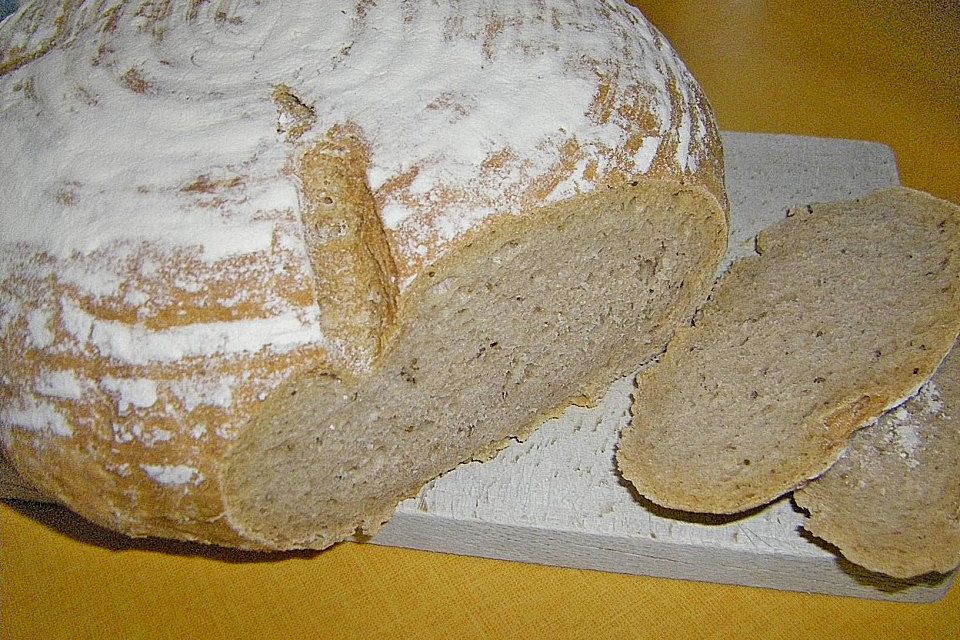 Roggenmischbrot aus Sauerteig