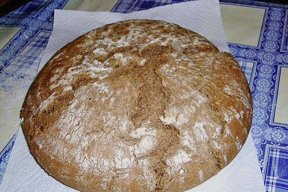 Roggenmischbrot aus Sauerteig