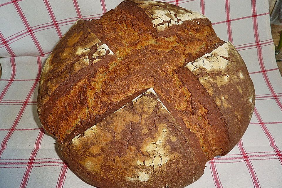 Roggenmischbrot aus Sauerteig