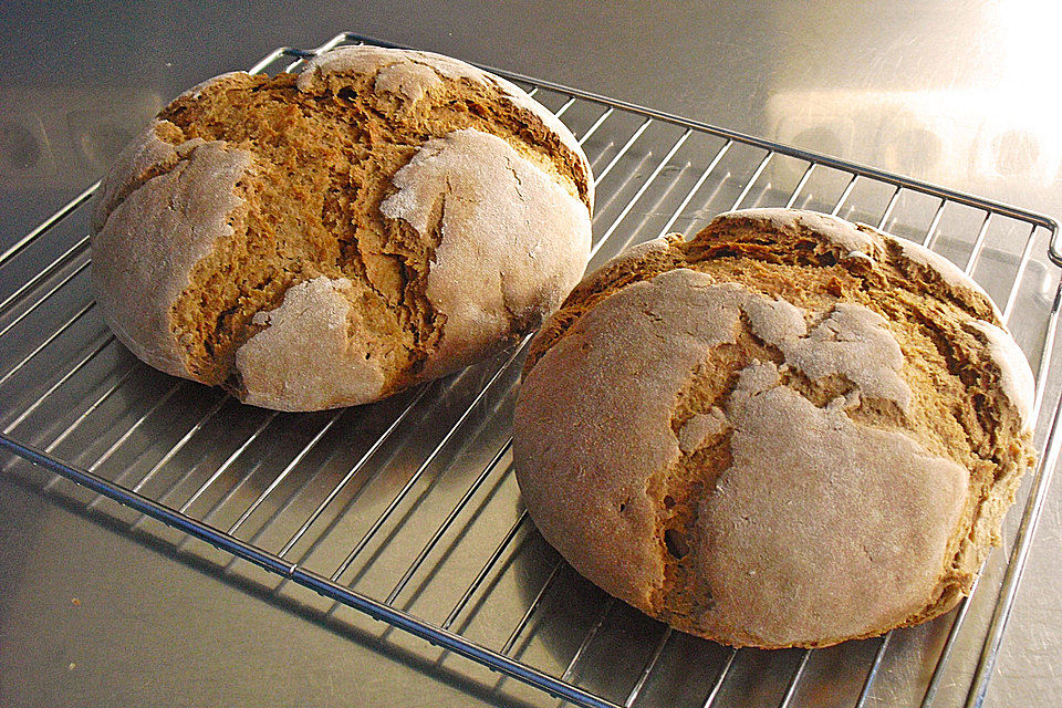 Roggenmischbrot aus Sauerteig