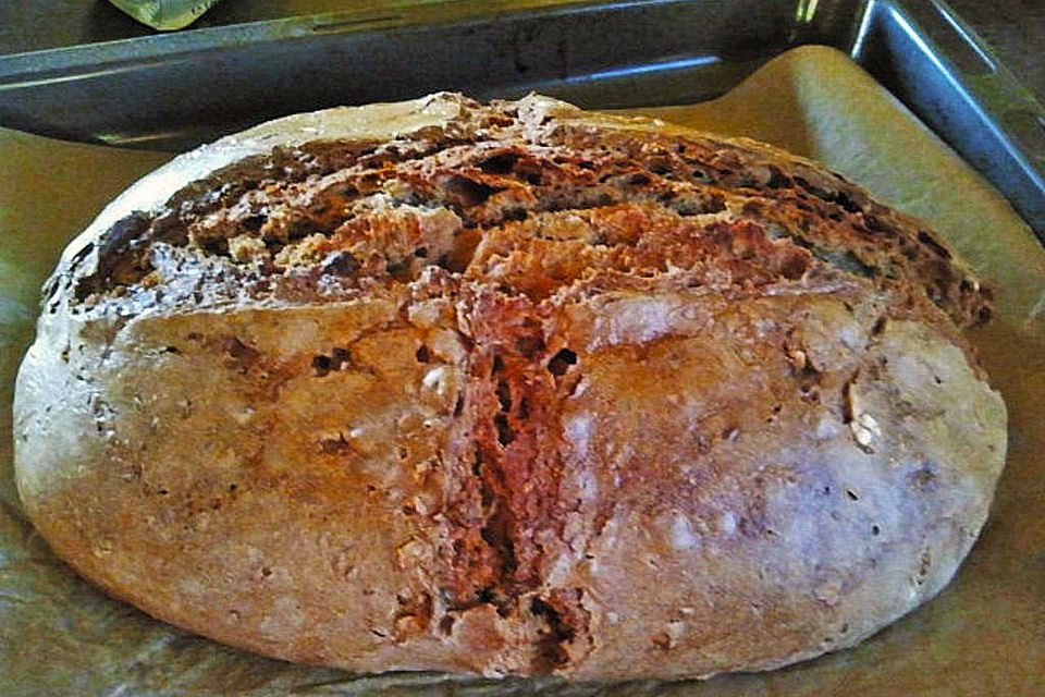 Roggenmischbrot aus Sauerteig