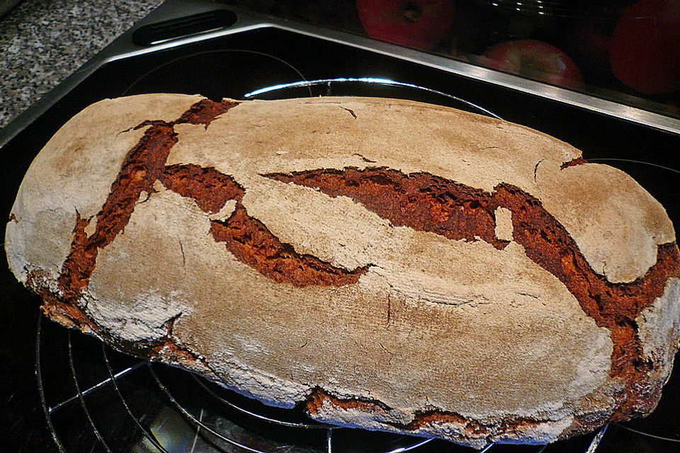 Roggenmischbrot aus Sauerteig