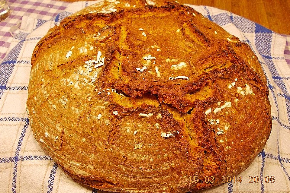 Roggenmischbrot aus Sauerteig