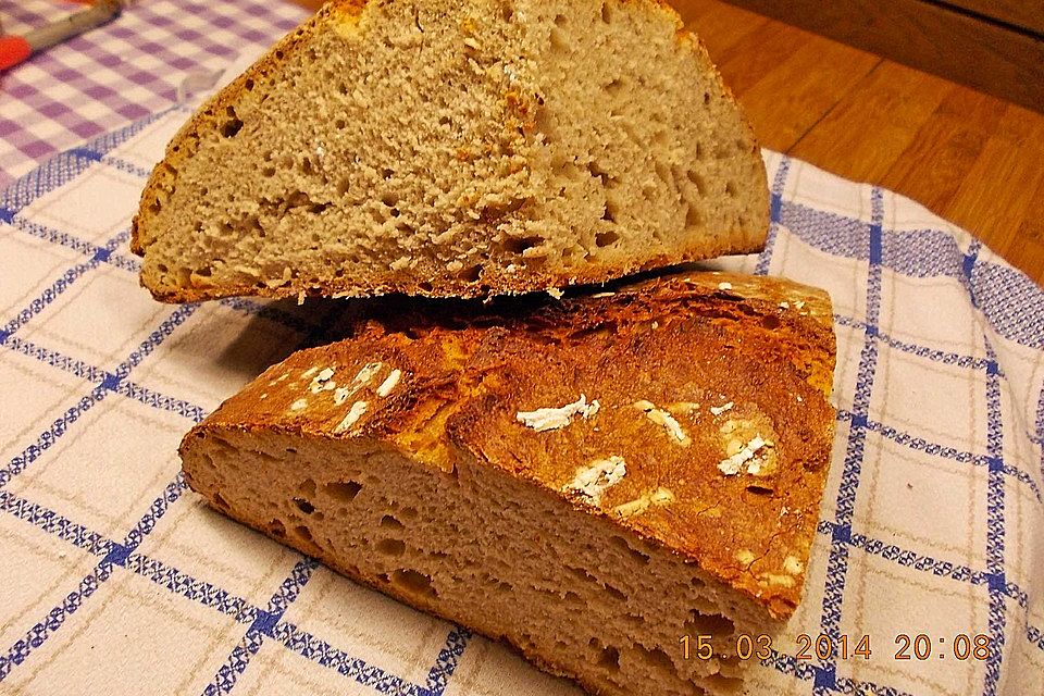 Roggenmischbrot aus Sauerteig