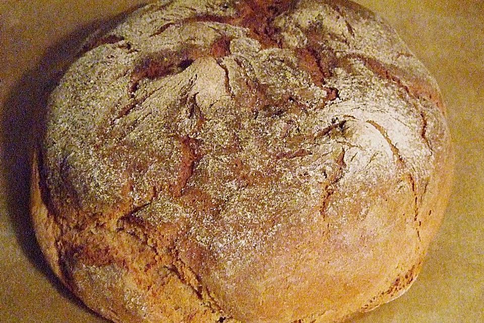 Roggenmischbrot aus Sauerteig