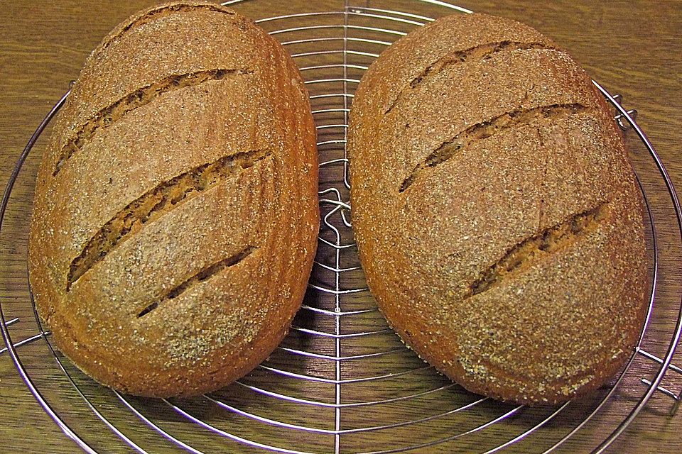 Roggenmischbrot aus Sauerteig