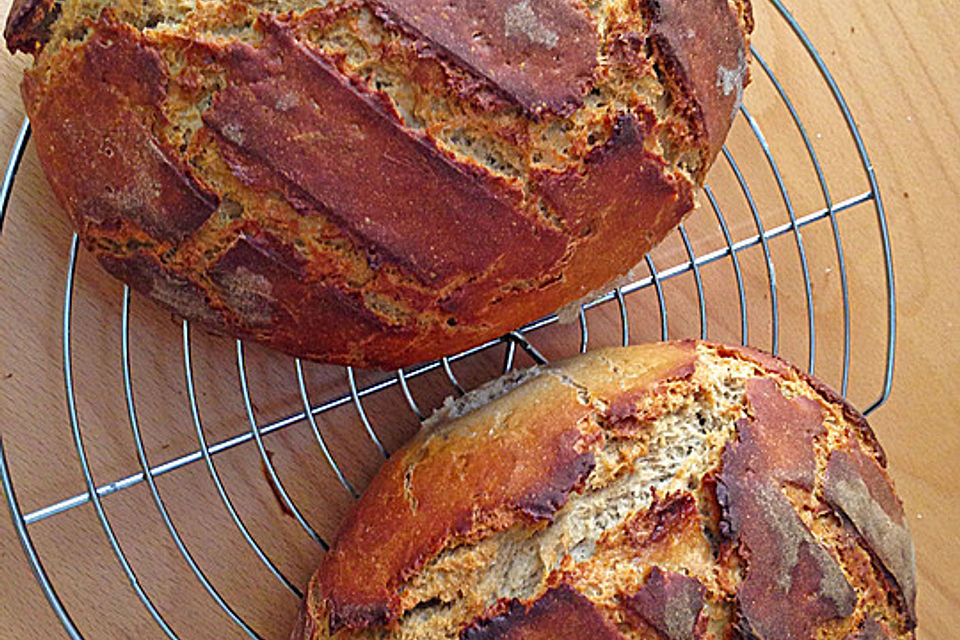 Roggenmischbrot aus Sauerteig