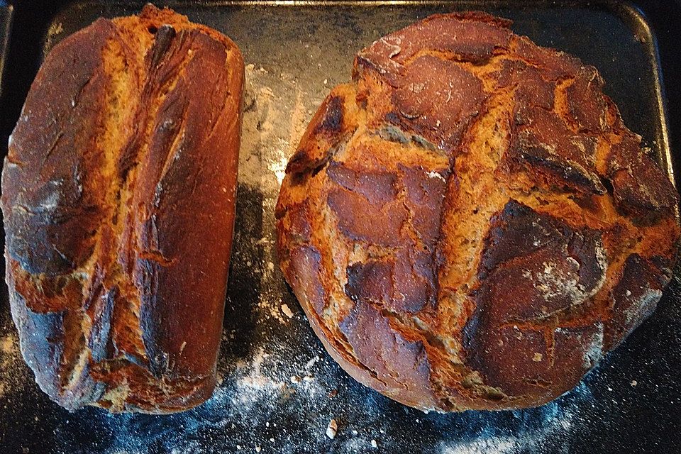 Roggenmischbrot aus Sauerteig