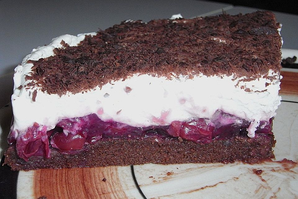 Nutella - Kirsch - Torte mit Zwieback