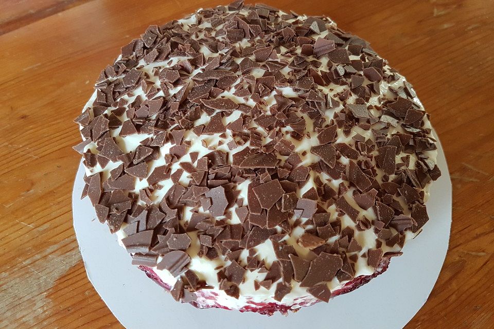 Nutella - Kirsch - Torte mit Zwieback