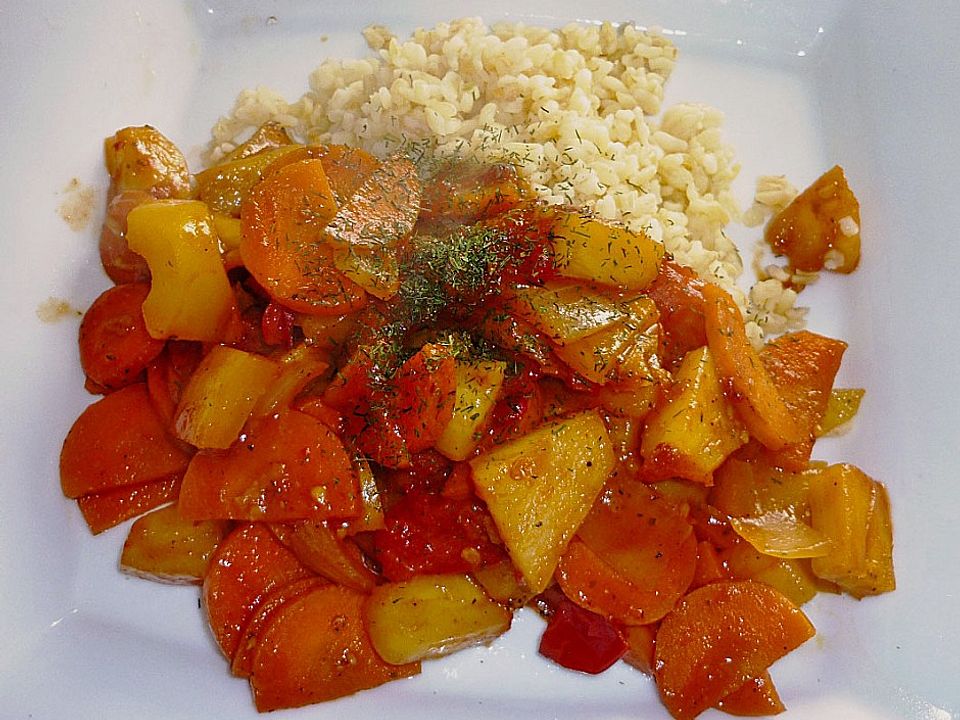 Reis mit Gemüse süß - sauer von chrisI1| Chefkoch