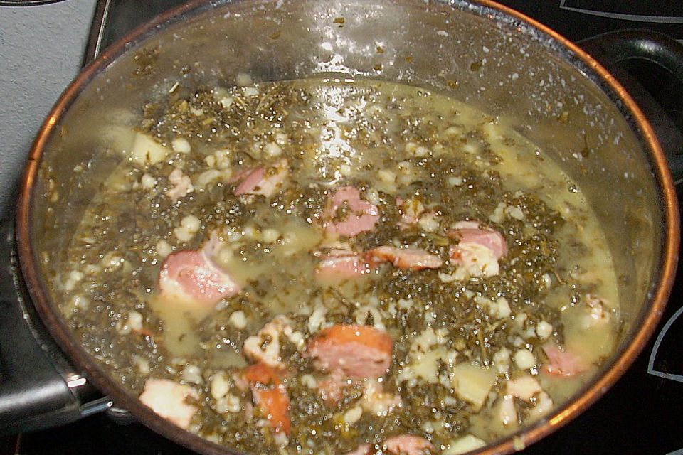 Grünkohl - Suppe