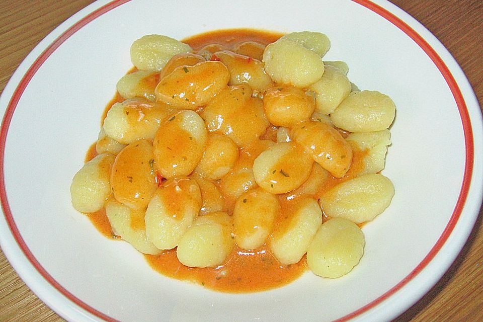 Gnocchi in rosa Gorgonzolasauce