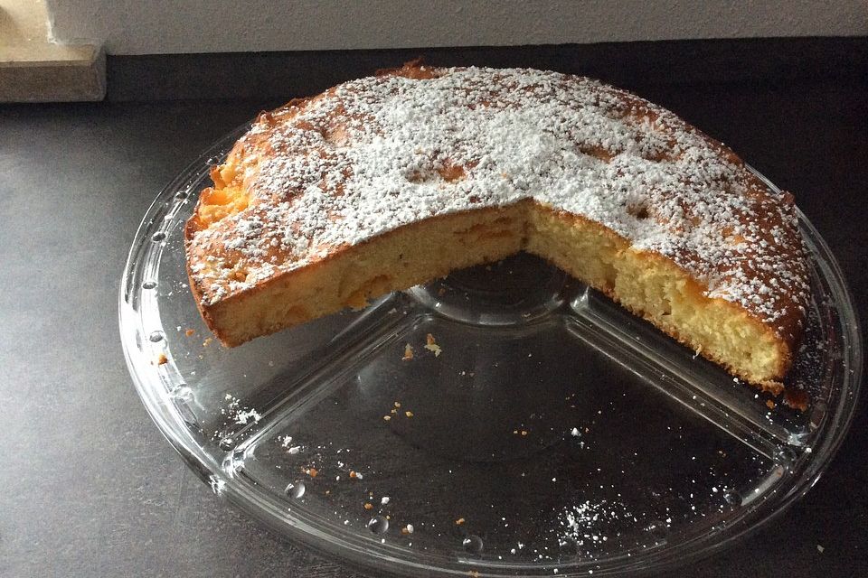 Rührkuchen mit Quark und Mandarinen