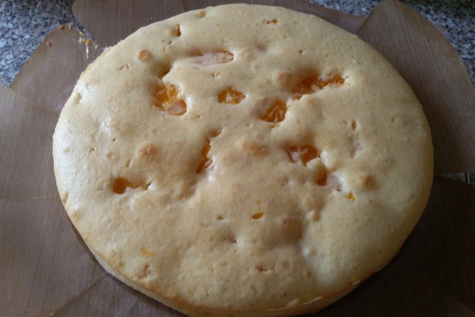 Rührkuchen mit Quark und Mandarinen