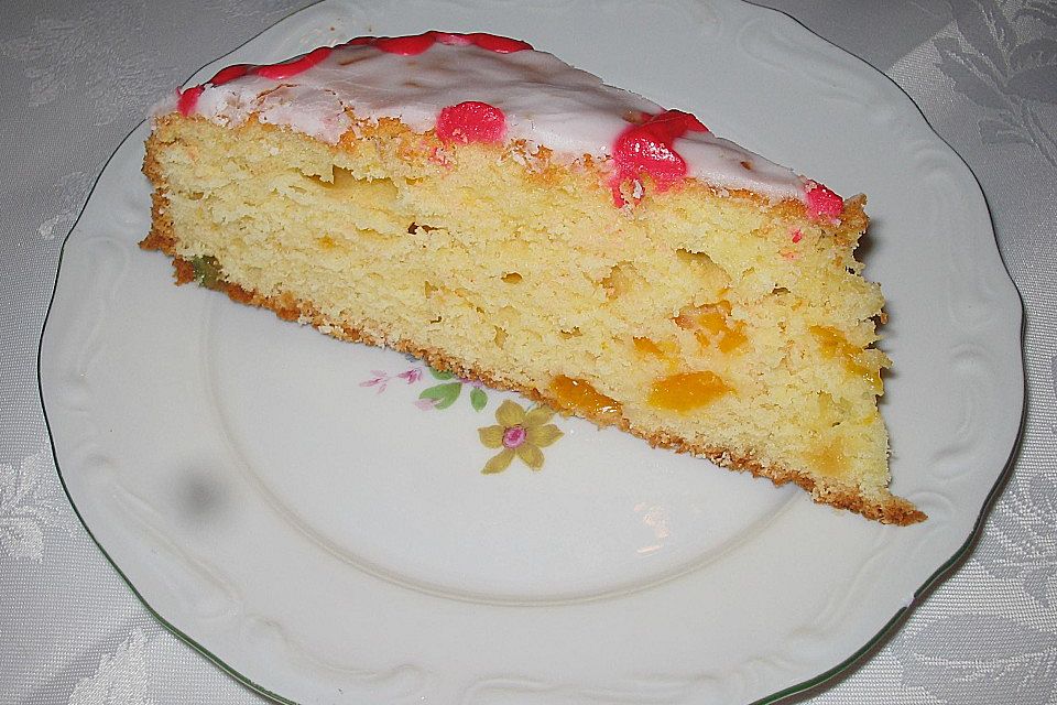 Rührkuchen mit Quark und Mandarinen