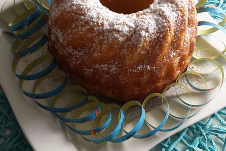 Rührkuchen mit Quark und Mandarinen