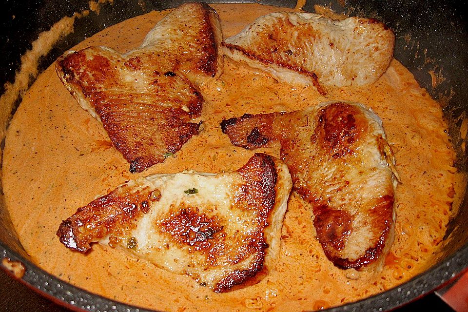 Provenzalische gefüllte Putenschnitzel