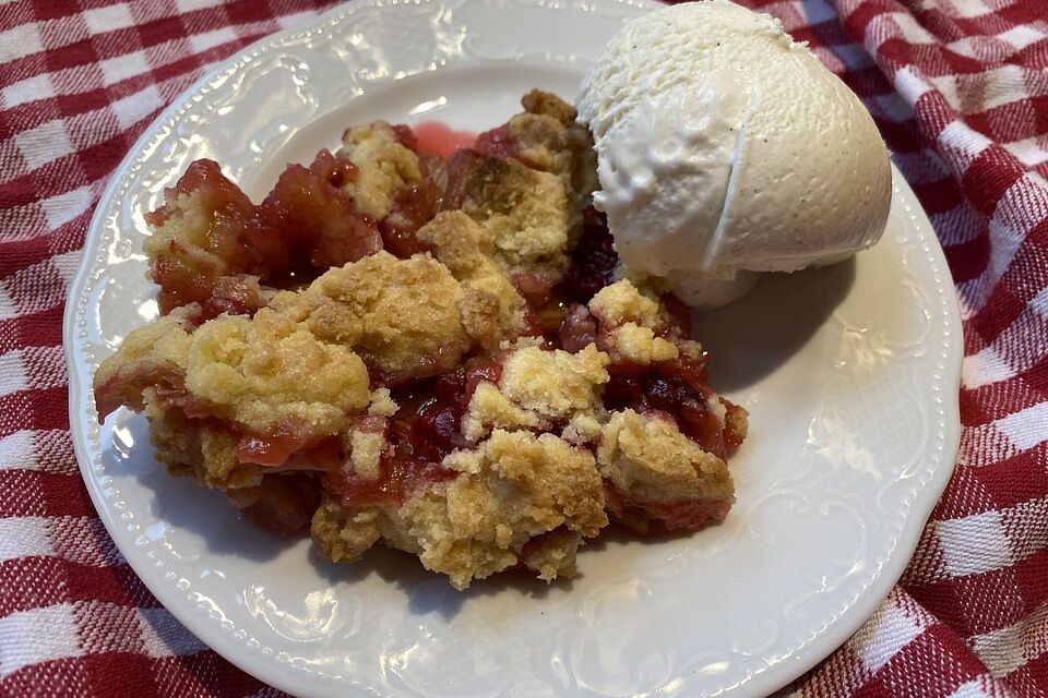 Rhubarb Crumble Rhubarb Crumble