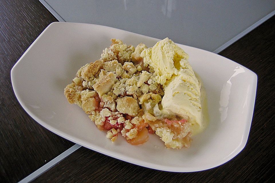 Rhubarb Crumble Rhubarb Crumble