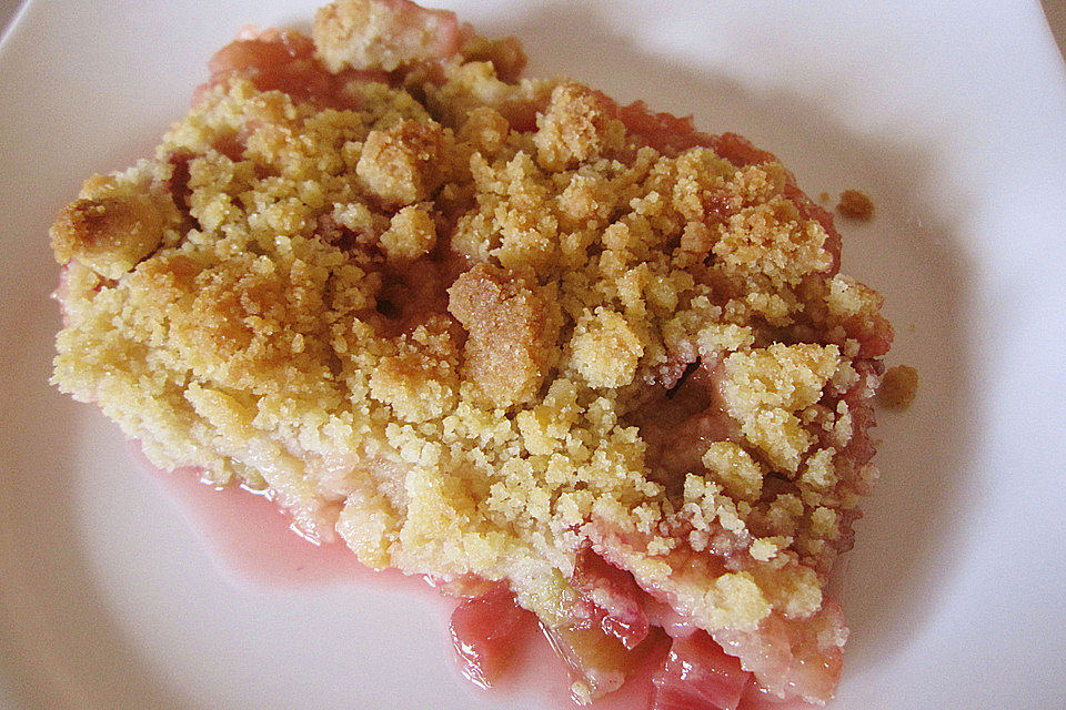Rhubarb Crumble Rhubarb Crumble
