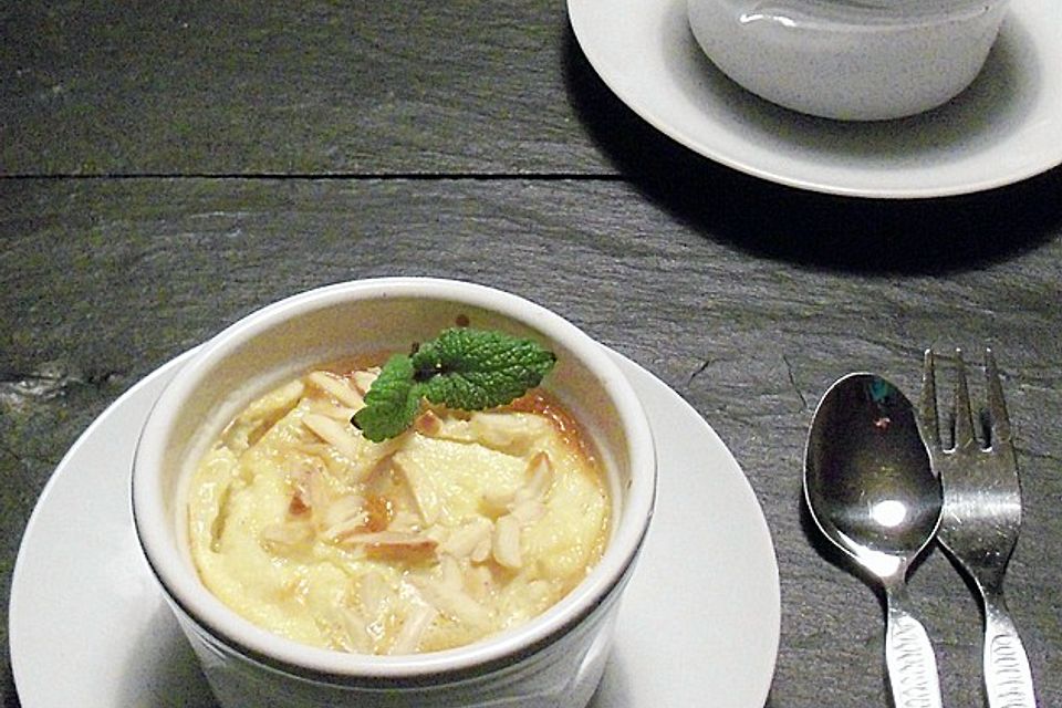 Überbackene Mascarpone - Äpfel