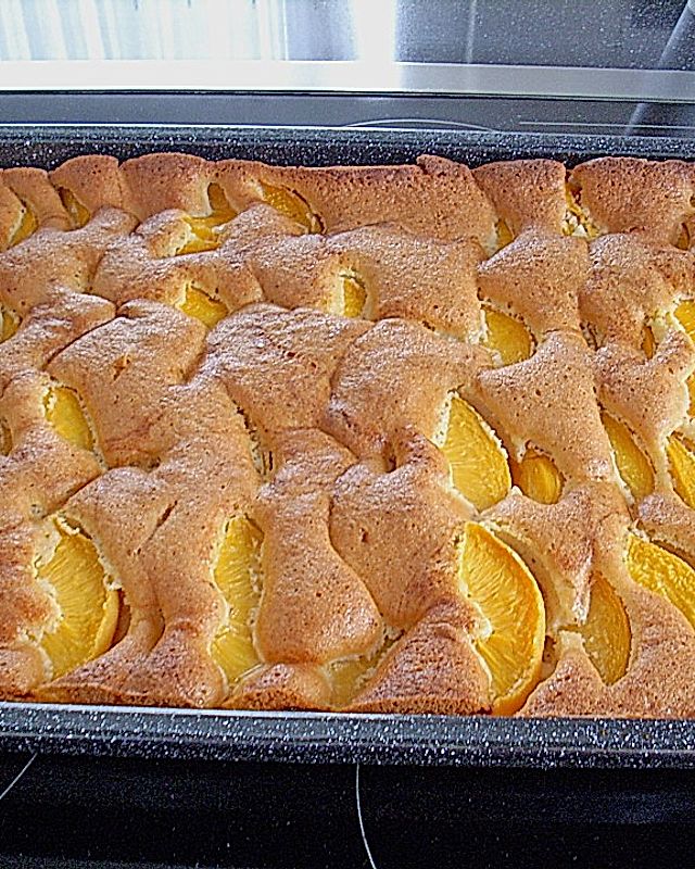 Pfirsich - Mandel - Kuchen