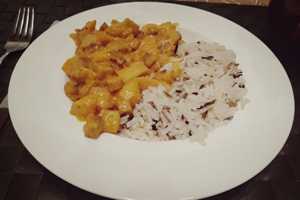 Tofu - Mango - Curry