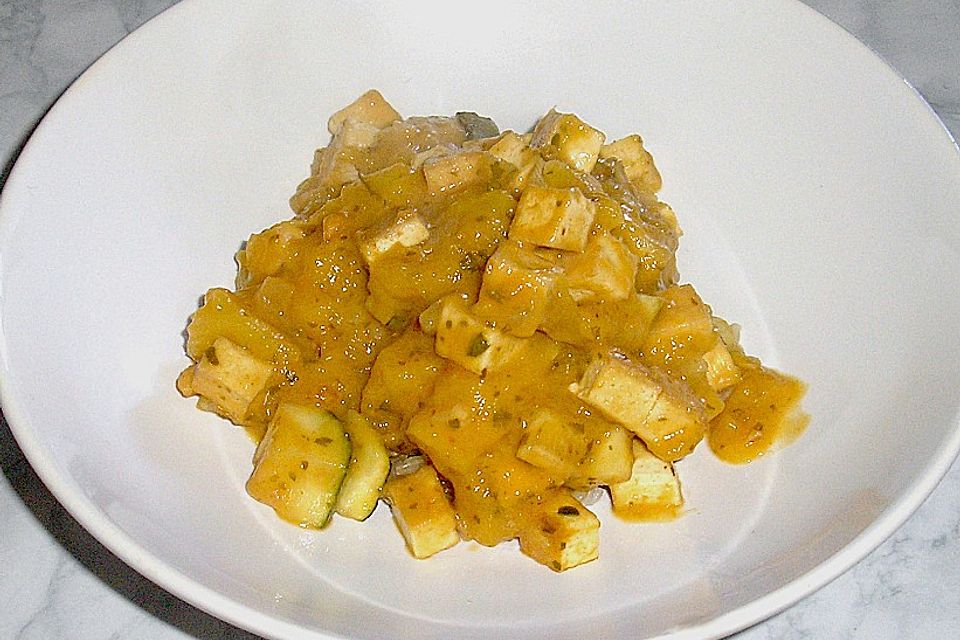 Tofu - Mango - Curry