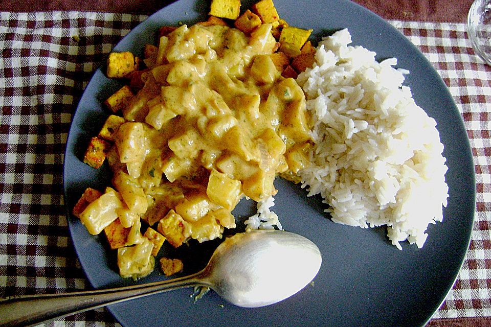 Tofu - Mango - Curry