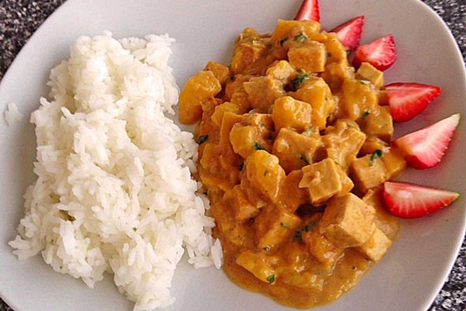 Tofu - Mango - Curry