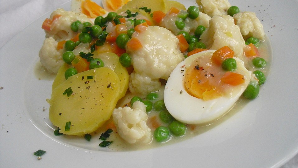Blumenkohl-Eier-Ragout