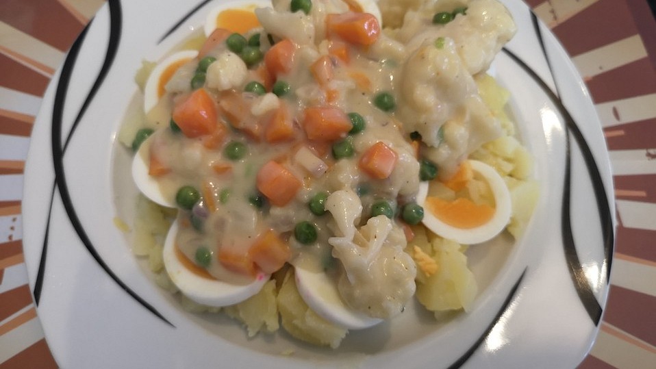 Blumenkohl-Eier-Ragout Blumenkohl-Eier-Ragout