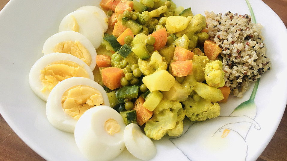 Blumenkohl-Eier-Ragout