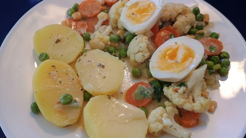 Blumenkohl-Eier-Ragout Blumenkohl-Eier-Ragout