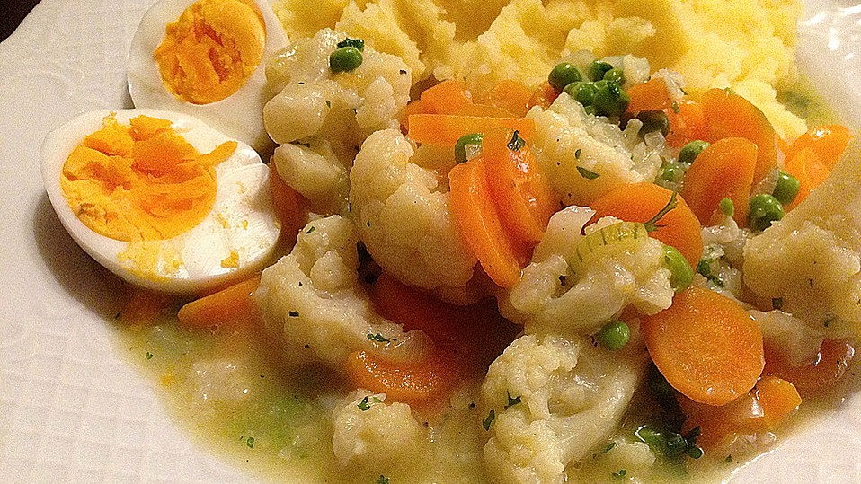 Blumenkohl-Eier-Ragout Blumenkohl-Eier-Ragout