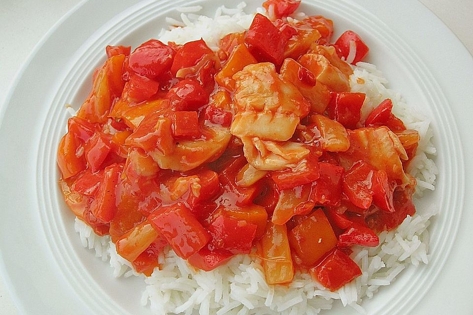 Paprika - Tomaten - Fischtopf