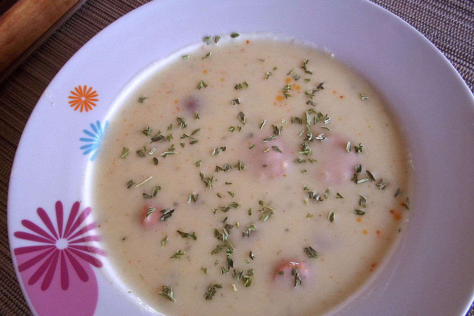 Die ganz schnelle Kartoffelsuppe