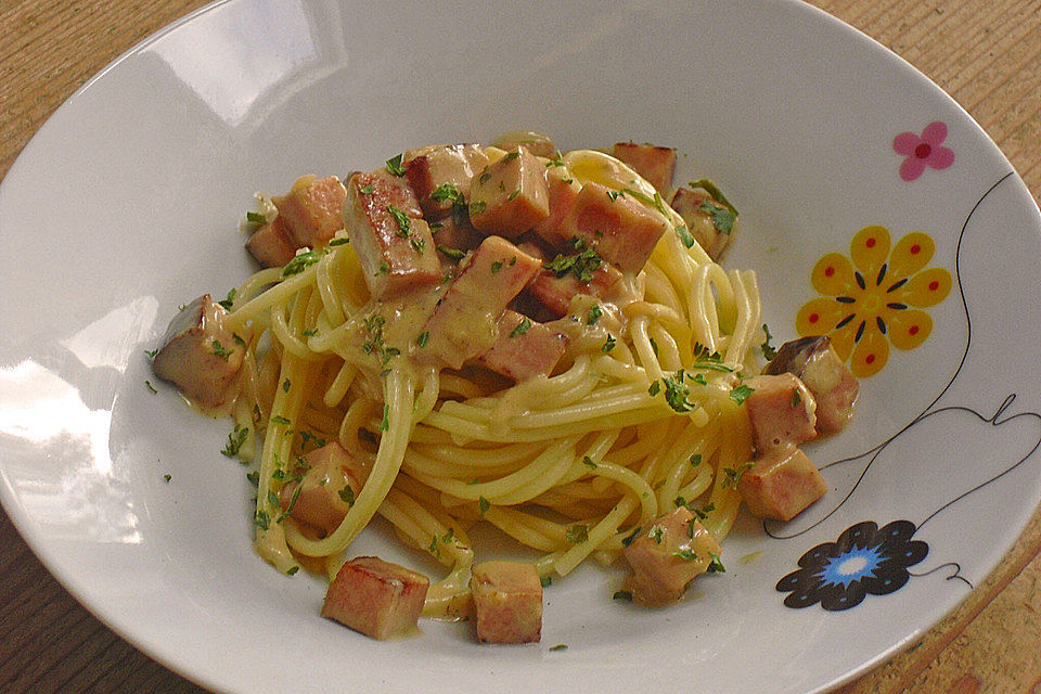 Spaghetti nach bayerischer Art