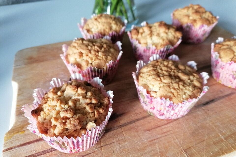 Apfel – Streusel – Muffins a la Feuermohn