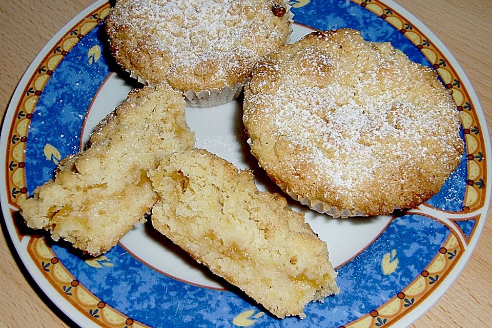 Apfel – Streusel – Muffins a la Feuermohn