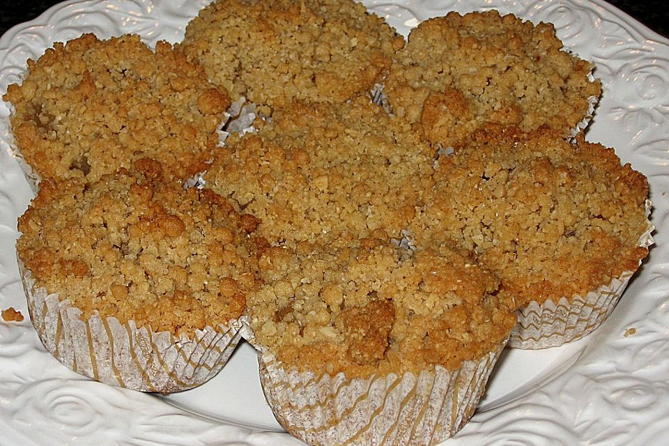 Apfel – Streusel – Muffins a la Feuermohn